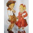 画像2: フランス マルシェ袋 (男の子と女の子） (2)