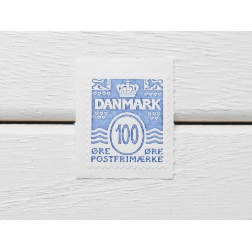 他の写真1: デンマークの切手：波線　１クローネ