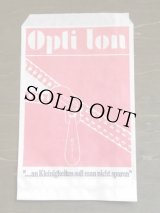 ドイツ　ヴィンテージ　手芸店の紙袋　OPTI-ION