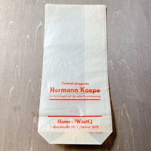 他の写真1: ドイツ　１９５５年の薬屋さんのグラシン袋