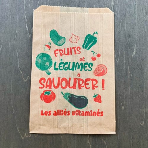 他の写真1: フランス　青果店の袋　ビタミン同盟　５枚セット
