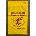 ドイツ　蜂蜜のビニール袋
