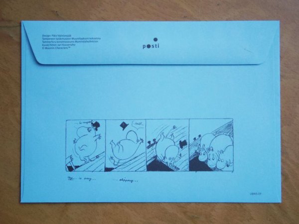 画像1: ★再入荷★フィンランド：ムーミン2009　FDE 封筒 (1)
