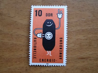 画像1: 東ドイツ（DDR）の切手 ：省エネルギー