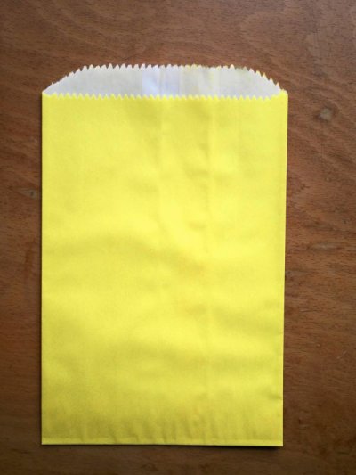 画像3: アメリカ　カラーグラシン紙袋 （イエロー）