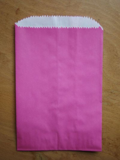 画像2: アメリカ　カラーグラシン紙袋 （ピンク）