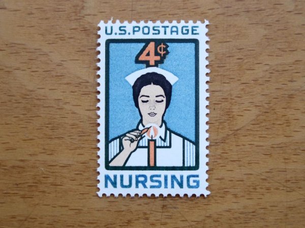 画像1: アメリカの切手：看護婦100年 (1)