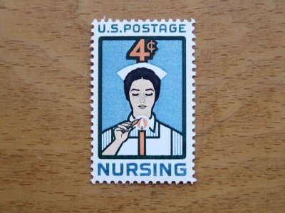 画像1: アメリカの切手：看護婦100年
