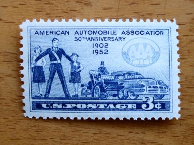 画像1: アメリカの切手：アメリカ自動車協会