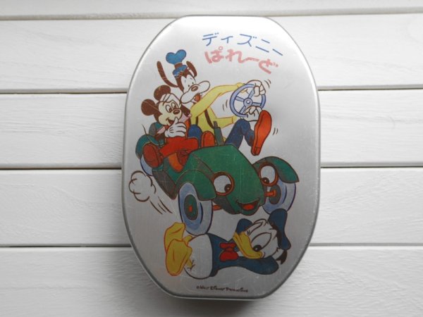 画像1: 昭和レトロ　アルミのお弁当箱　ディズニーぱれーど (1)