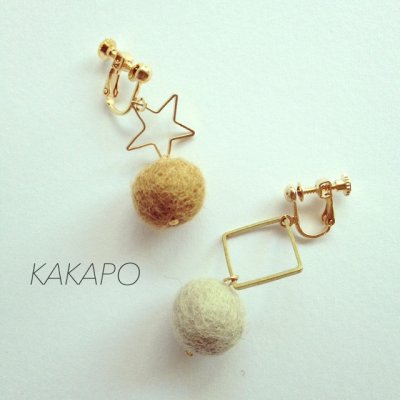 画像3: Star BE×square LGR earring