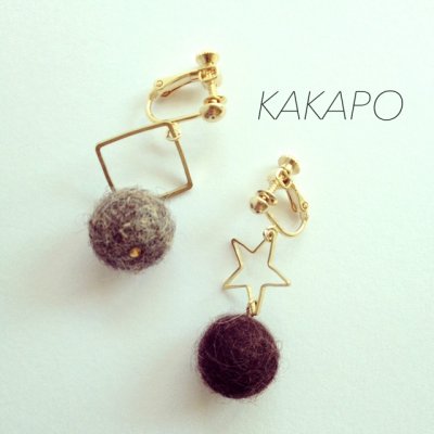 画像3: Star DBR×square BR earring