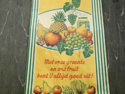 画像2: オランダ　果物屋さんの紙袋　5枚セット