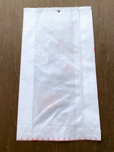 画像3: ドイツ 　精肉の袋　赤×格子　５枚セット