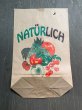 画像2: ドイツ　青果店の袋　NATURLICH　５枚セット (2)