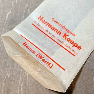 画像3: ドイツ　１９５５年の薬屋さんのグラシン袋