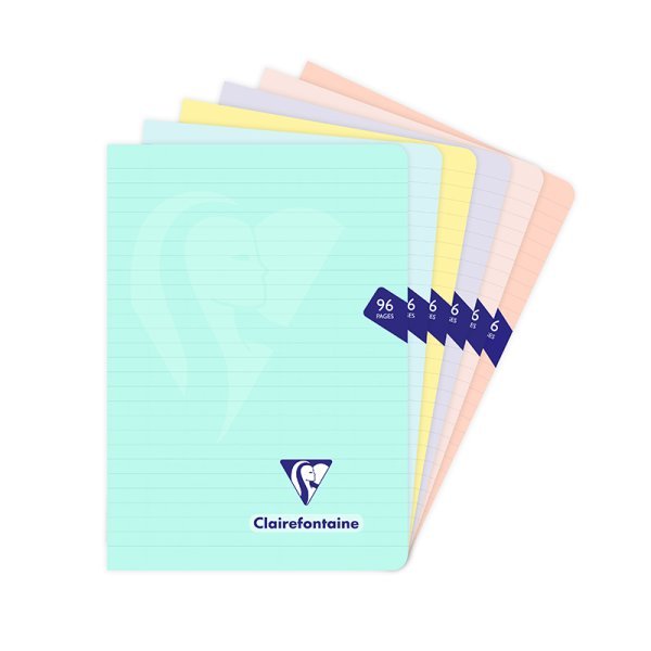 画像2: クレールフォンテーヌ　ミメジス　パステル　 ホチキス留めノート (2)